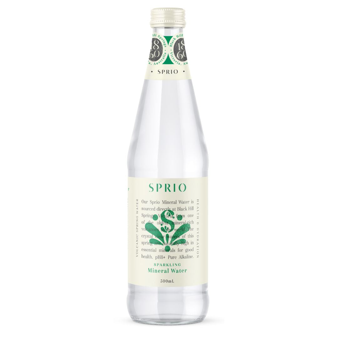 SPRIO 1860 SPARKLING Spring Water 500ml | Case of 20