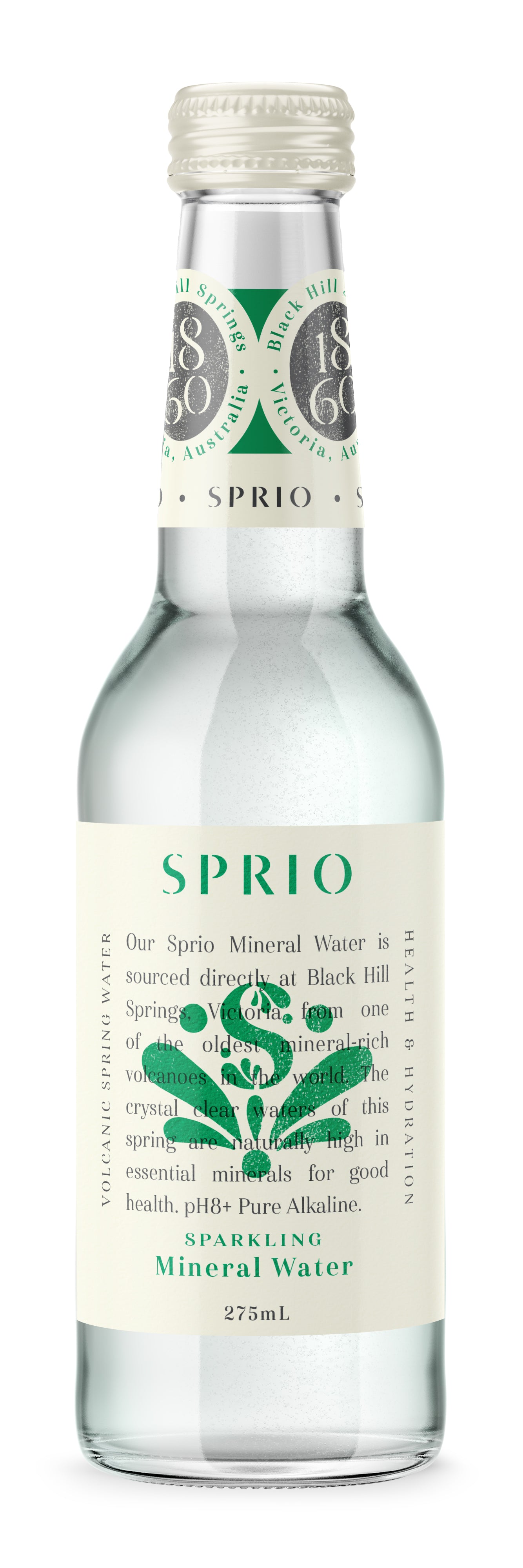 SPRIO 1860 SPARKLING Spring Water 275ml | Case of 24