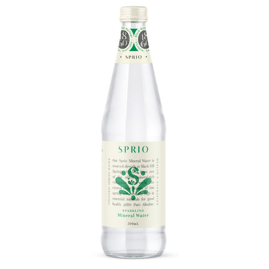 SPRIO 1860 SPARKLING Spring Water 500ml | Case of 20