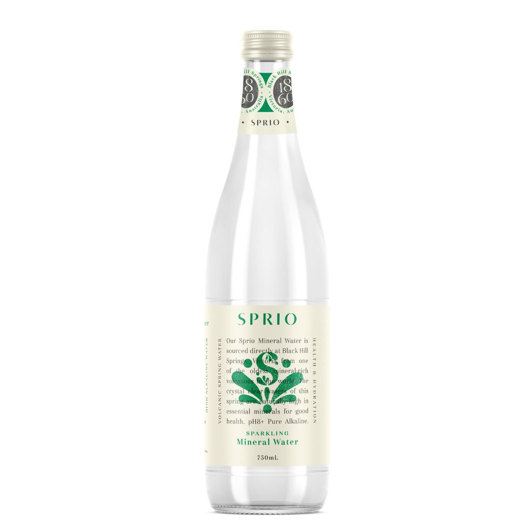 SPRIO 1860 SPARKLING Spring Water 750ml | Case of 12